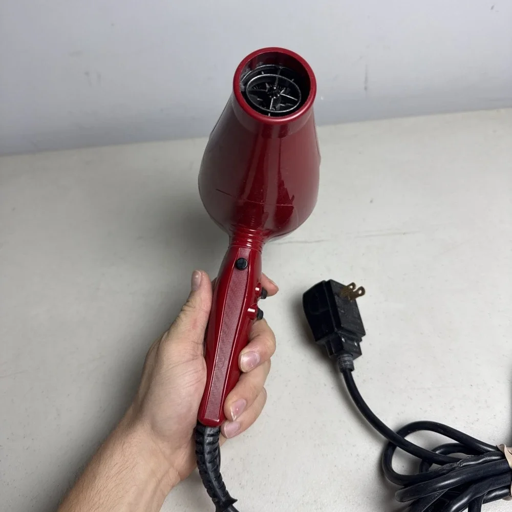 Babyliss Pro Nano Titanium Volare V1 Hair Dryer Blower Full SZ Red Ferrari